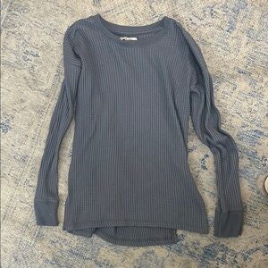 Abercrombie & Fitch Blue Gray Long Sleeve Top